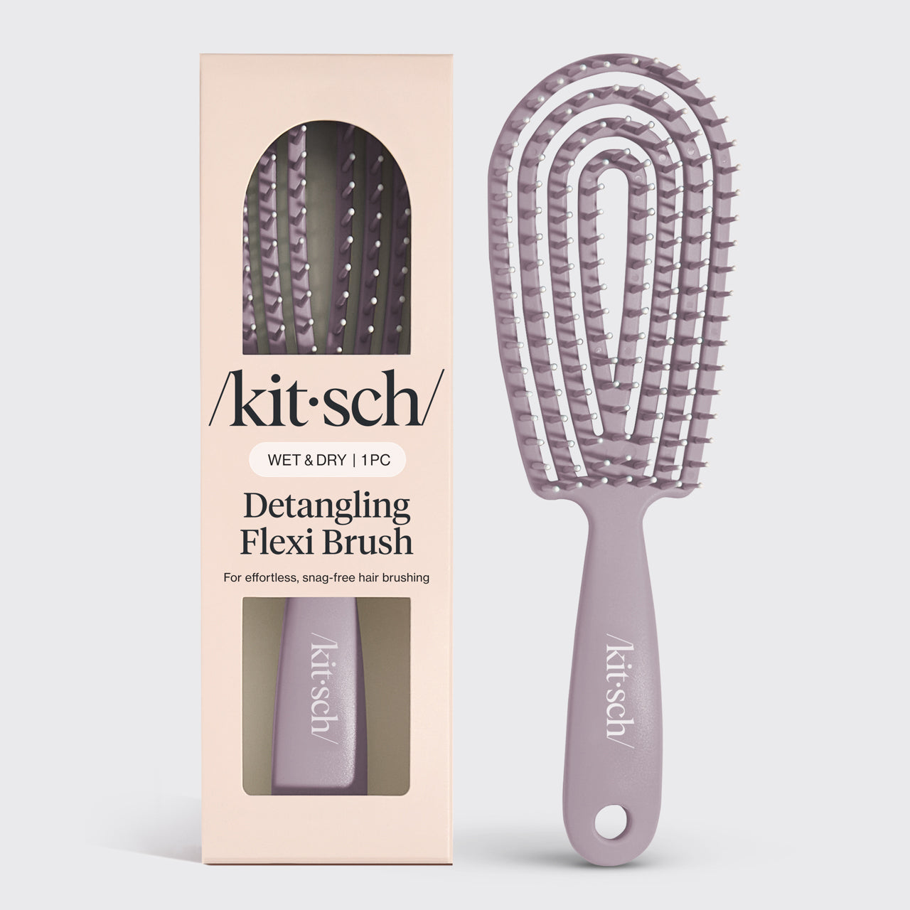 Black Detangling Flexi Brush E8
