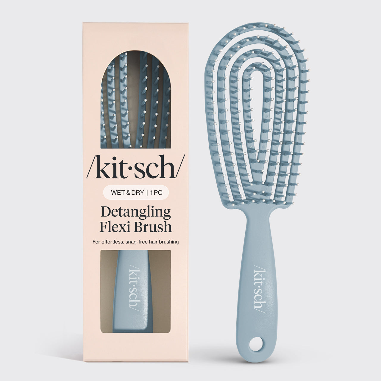 Black Detangling Flexi Brush E8