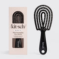 Haze Blue Detangling Flexi Brush - Mini - Black Detangling Flexi Brush - Mini